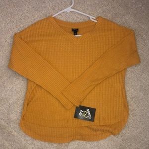 Orange cozy long sleeve
